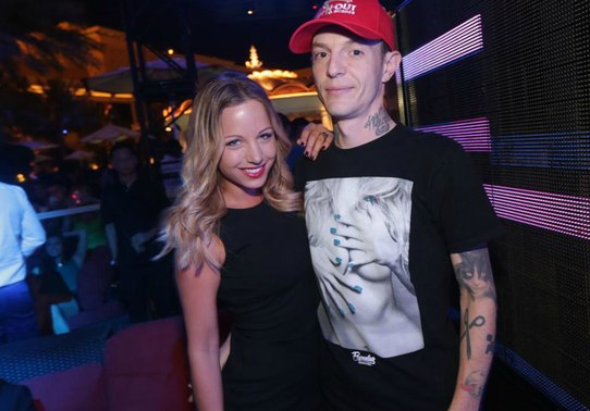 DJ Deadmau5 with wife Kelly Fedoni